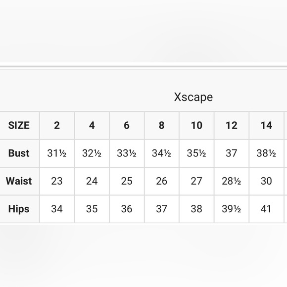 NWT Xscape Scuba Crepe Popover Ivory Column Gown - Size 12 - Picture 7 of 7